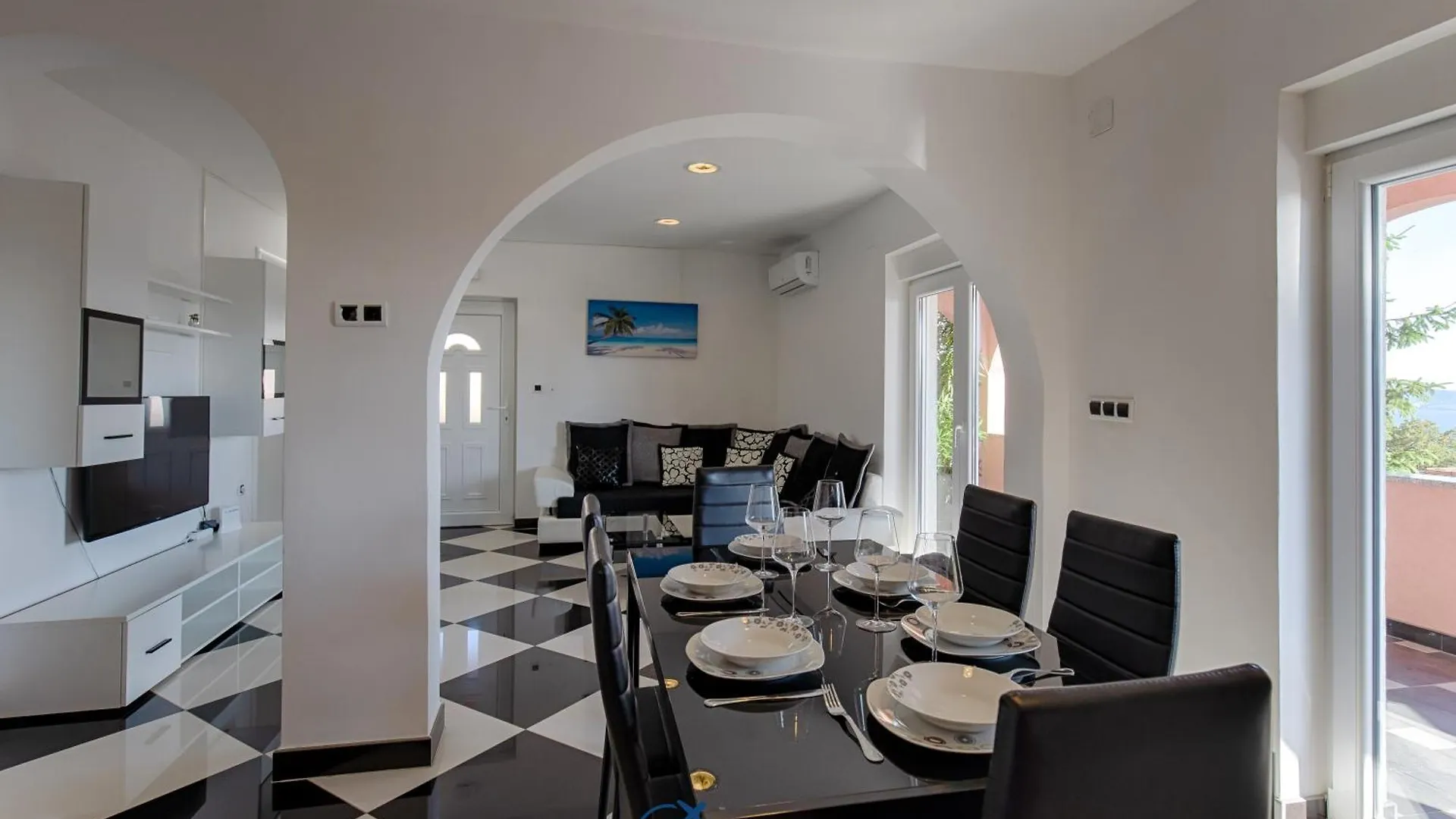 Villa With Pool, Large Garden And Beautiful Sea View By Traveler Tourist Agency Krk - Id 2210 Crikvenica Croatia