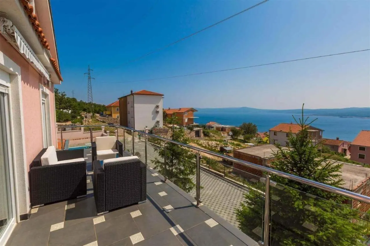 Villa With Pool, Large Garden And Beautiful Sea View By Traveler Tourist Agency Krk - Id 2210 Crikvenica