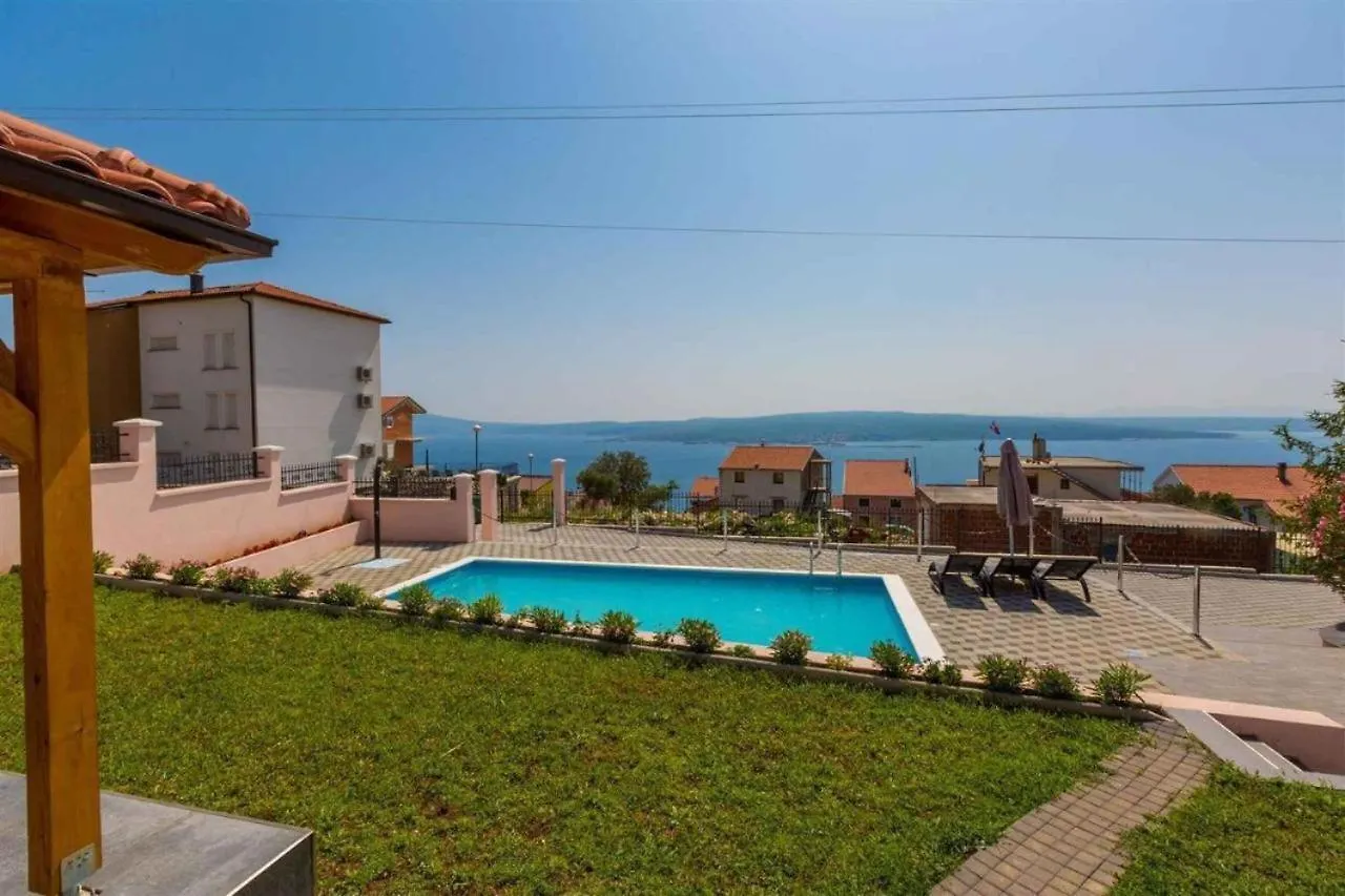 Villa With Pool, Large Garden And Beautiful Sea View By Traveler Tourist Agency Krk - Id 2210 Crikvenica